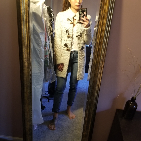 Loft Cream Long Jacket - Picture 7 of 10